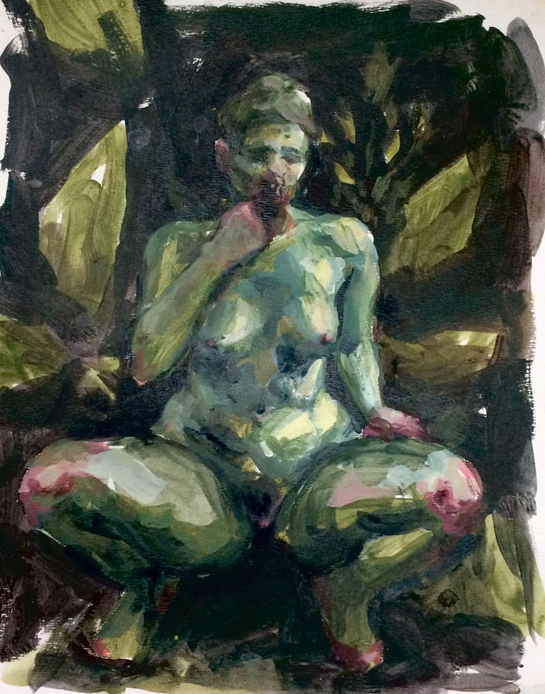Elly Smallwood Figure in Green