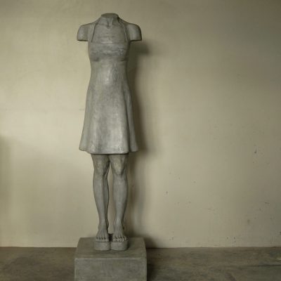 Marieke Prinsloo Rowe I have called you by name, 30 Editions in Cement, 160cm high